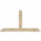 Ekena Millwork Portland Rough Sawn Timber Gable Bracket, Douglas Fir, 72"W x 39"H x 2"D x 6"F, 13/12 Pitch GBW072X39X0206POR00RDF - alternate 1